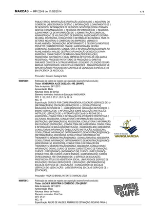 RPI - Marcas 2249 "Vervs Consultoria" 