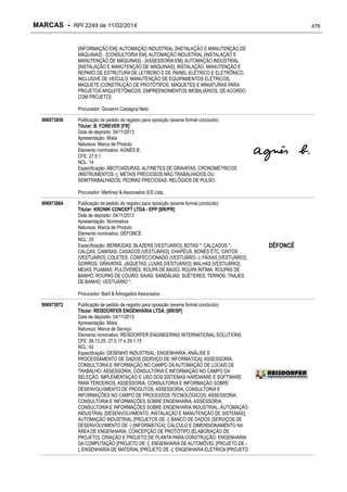RPI - Marcas 2249 "Vervs Consultoria" 