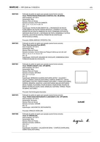 RPI - Marcas 2249 "Vervs Consultoria" 