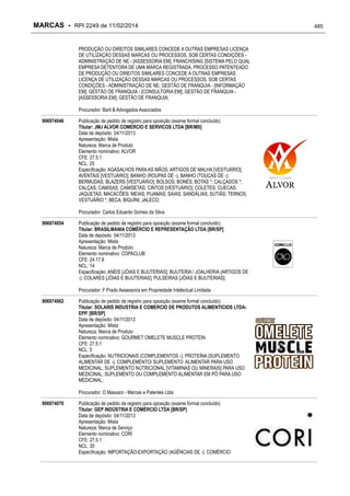 RPI - Marcas 2249 "Vervs Consultoria" 