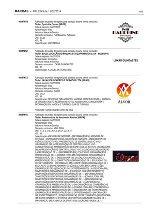 RPI - Marcas 2249 "Vervs Consultoria" 