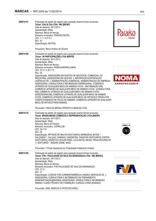 RPI - Marcas 2249 "Vervs Consultoria" 