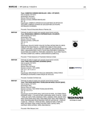 RPI - Marcas 2249 "Vervs Consultoria" 