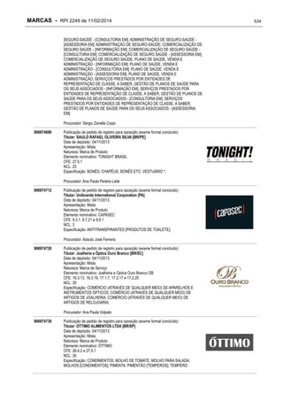 RPI - Marcas 2249 "Vervs Consultoria" 