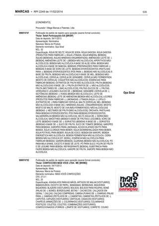 RPI - Marcas 2249 "Vervs Consultoria" 