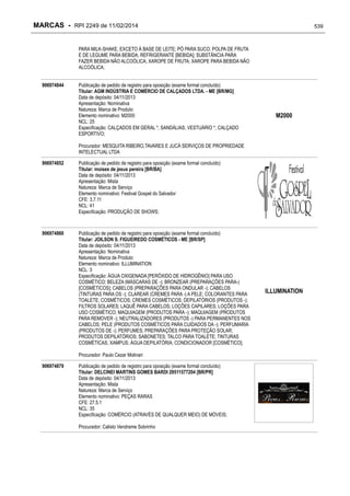 RPI - Marcas 2249 "Vervs Consultoria" 