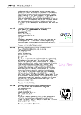 RPI - Marcas 2249 "Vervs Consultoria" 