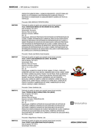 RPI - Marcas 2249 "Vervs Consultoria" 