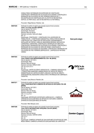 RPI - Marcas 2249 "Vervs Consultoria" 