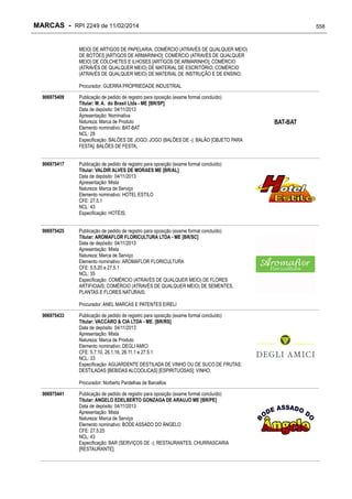 RPI - Marcas 2249 "Vervs Consultoria" 