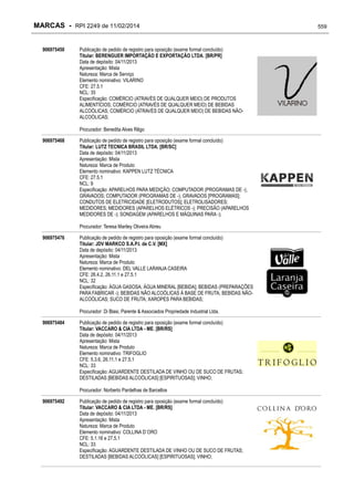 RPI - Marcas 2249 "Vervs Consultoria" 