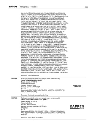 RPI - Marcas 2249 "Vervs Consultoria" 