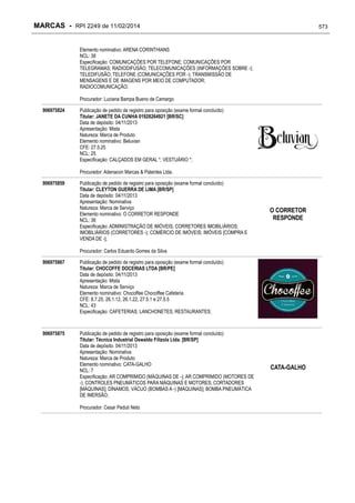 RPI - Marcas 2249 "Vervs Consultoria" 