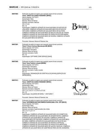 RPI - Marcas 2249 "Vervs Consultoria" 