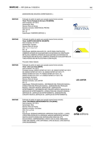 RPI - Marcas 2249 "Vervs Consultoria" 