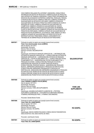 RPI - Marcas 2249 "Vervs Consultoria" 