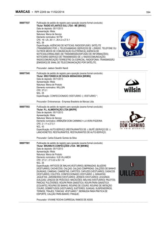 RPI - Marcas 2249 "Vervs Consultoria" 