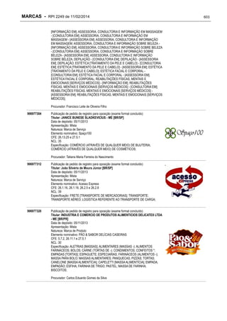 RPI - Marcas 2249 "Vervs Consultoria" 