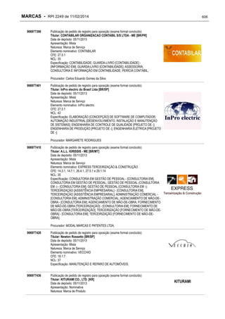 RPI - Marcas 2249 "Vervs Consultoria" 