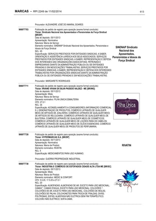 RPI - Marcas 2249 "Vervs Consultoria" 