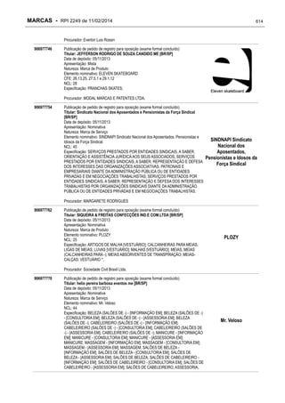 RPI - Marcas 2249 "Vervs Consultoria" 