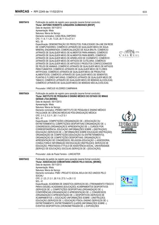 RPI - Marcas 2249 "Vervs Consultoria" 