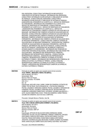 RPI - Marcas 2249 "Vervs Consultoria" 