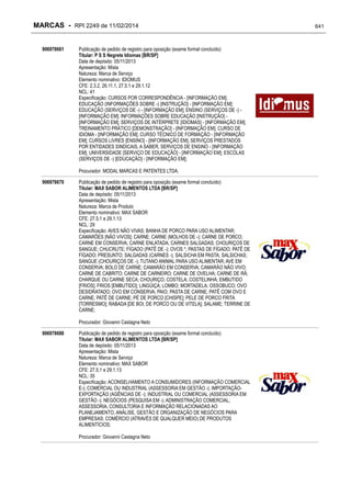 RPI - Marcas 2249 "Vervs Consultoria" 