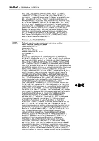 RPI - Marcas 2249 "Vervs Consultoria" 