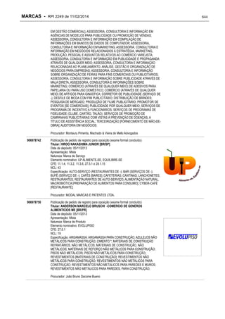 RPI - Marcas 2249 "Vervs Consultoria" 