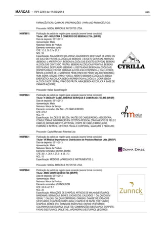 RPI - Marcas 2249 "Vervs Consultoria" 