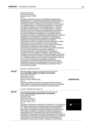 RPI - Marcas 2249 "Vervs Consultoria" 