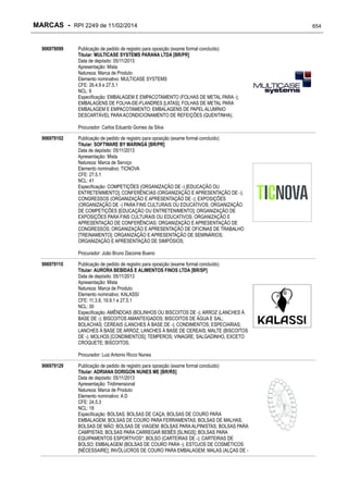 RPI - Marcas 2249 "Vervs Consultoria" 