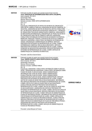 RPI - Marcas 2249 "Vervs Consultoria" 