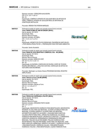 RPI - Marcas 2249 "Vervs Consultoria" 