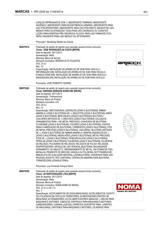 RPI - Marcas 2249 "Vervs Consultoria" 