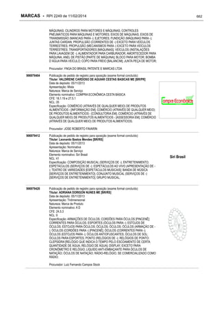 RPI - Marcas 2249 "Vervs Consultoria" 