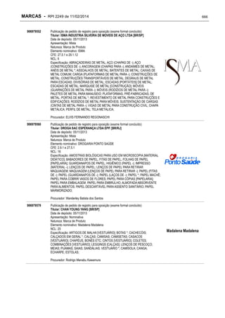 RPI - Marcas 2249 "Vervs Consultoria" 