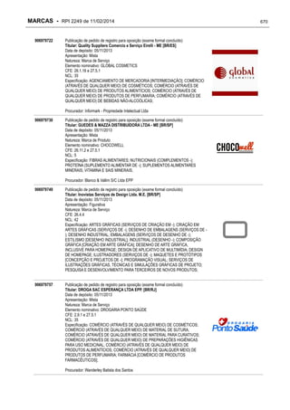 RPI - Marcas 2249 "Vervs Consultoria" 