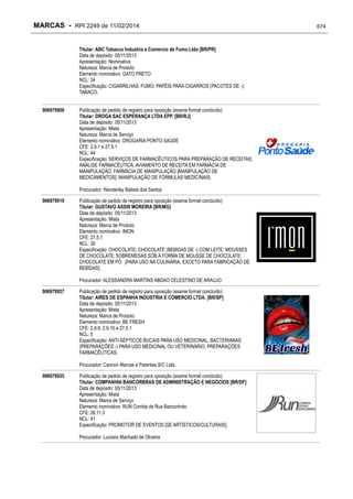 RPI - Marcas 2249 "Vervs Consultoria" 