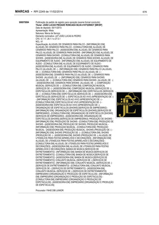 RPI - Marcas 2249 "Vervs Consultoria" 