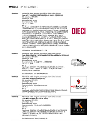 RPI - Marcas 2249 "Vervs Consultoria" 