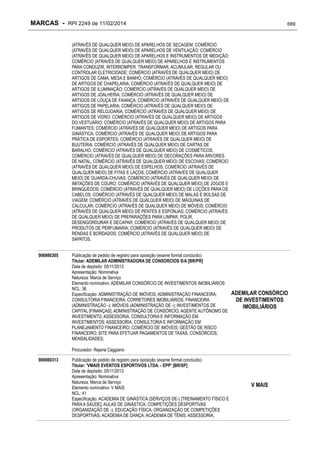 RPI - Marcas 2249 "Vervs Consultoria" 