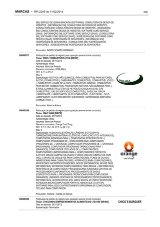 RPI - Marcas 2249 "Vervs Consultoria" 