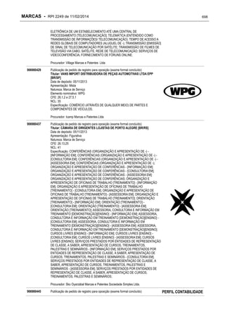 RPI - Marcas 2249 "Vervs Consultoria" 