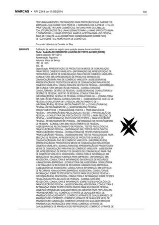 RPI - Marcas 2249 "Vervs Consultoria" 