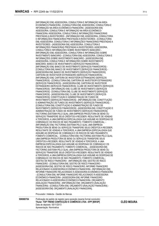 RPI - Marcas 2249 "Vervs Consultoria" 