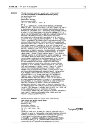 RPI - Marcas 2249 "Vervs Consultoria" 