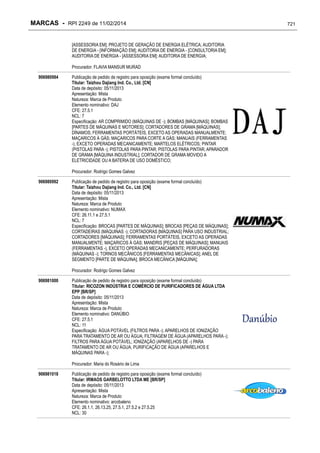 RPI - Marcas 2249 "Vervs Consultoria" 