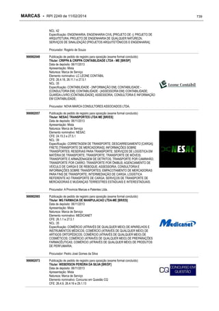 RPI - Marcas 2249 "Vervs Consultoria" 
